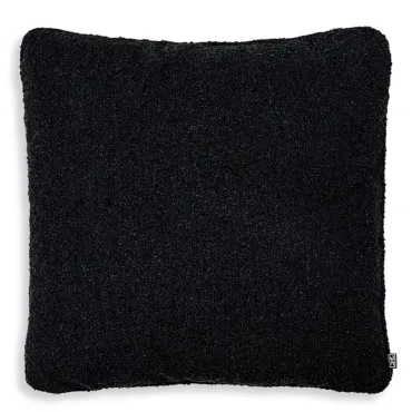 Boucle Large Black Cushion