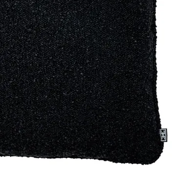 Boucle Large Black Cushion