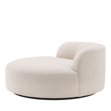 Bjorn Round Boucle Cream Sofa