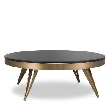 Rocco Brushed Brass Coffee Table