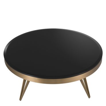 Rocco Brushed Brass Coffee Table