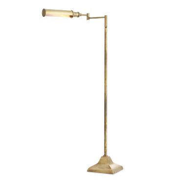 Kingston Vintage Brass Floor Lamp