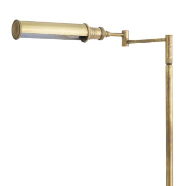 Kingston Vintage Brass Floor Lamp