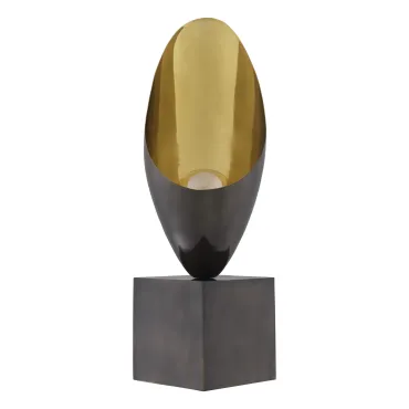 Grotto Gunmetal & Gold Table Lamp