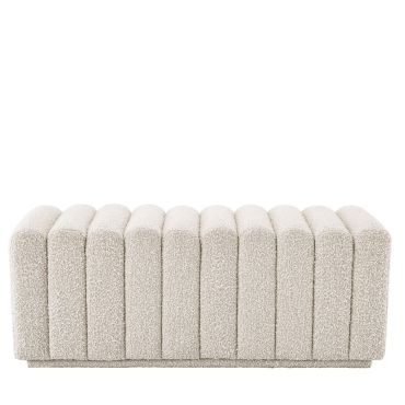 Bente Boucle Cream Bench