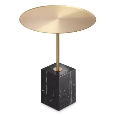 Cole Black Marble Side Table
