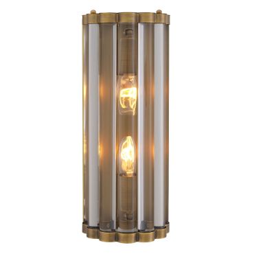 Amalfi Antique Brass Small Wall Lamp