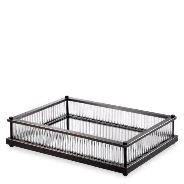Cora Bronze Rectangular Tray