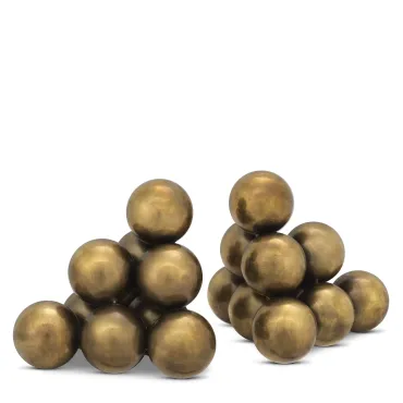 Carioca Vintage Brass Bookends - Set of 2