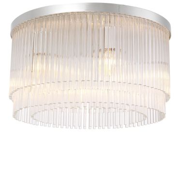 Hector Nickel Ceiling Light