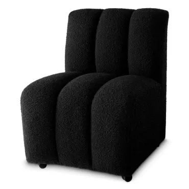 Kelly Boucle Black Dining Chair
