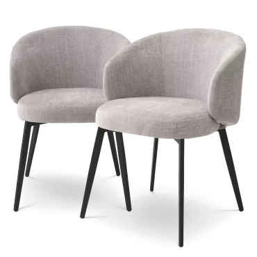 Lloyd Sisley Grey Dining Chair - Set of 2 with Arms