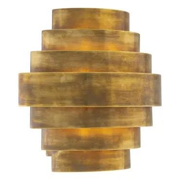 Rizzi Vintage Brass Double Wall Lamp