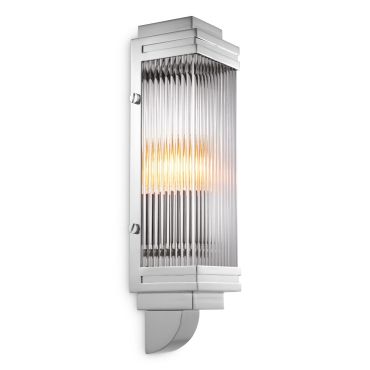 Bassett Nickel Wall Lamp