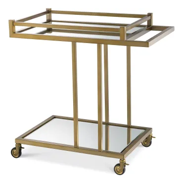 Beverly Hills Brushed Brass Trolley