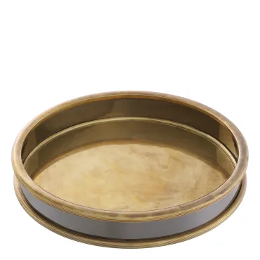 Ella Vintage Brass Tray
