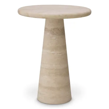 Adriana Travertine Large Side Table