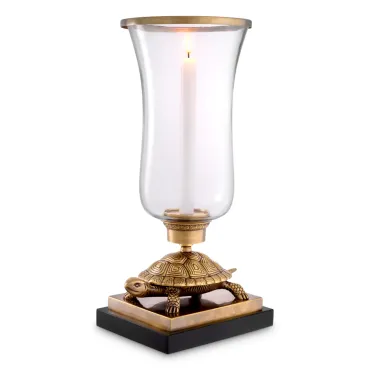 Tortoise Vintage Brass Hurricane