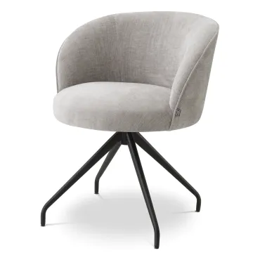 Masters Sisley Grey Swivel Dining Chair