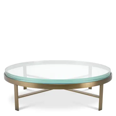 Hoxton Brushed Brass Coffee Table