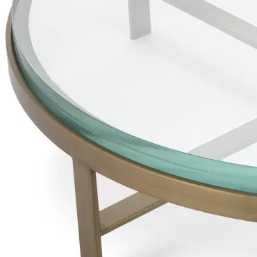 Hoxton Brushed Brass Coffee Table