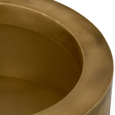 Jasper Brass XS Round Planter 