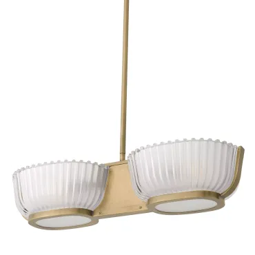 Artos Vintage Brass Double Chandelier