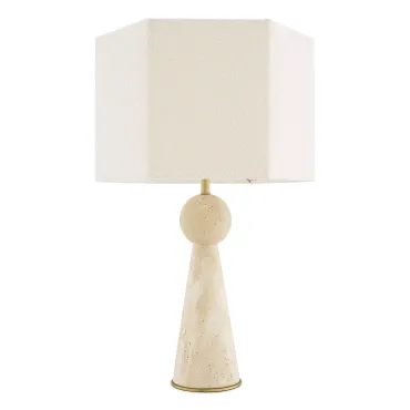 Novak Travertine Table Lamp