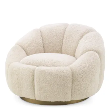 Inger Brisbane Cream Swivel Armchair