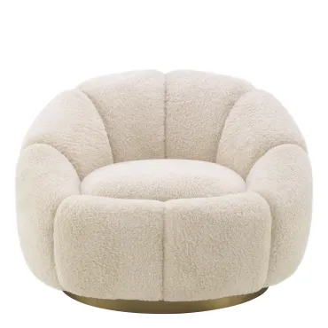 Inger Brisbane Cream Swivel Armchair