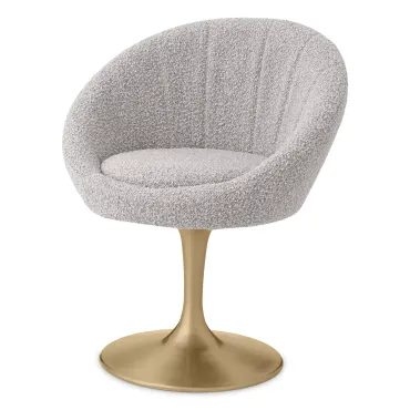 O'Neill Boucle Grey Dining Chair