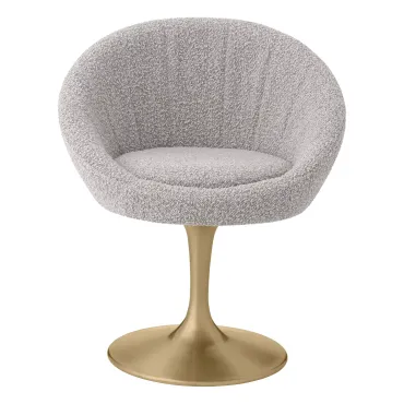 O'Neill Boucle Grey Dining Chair