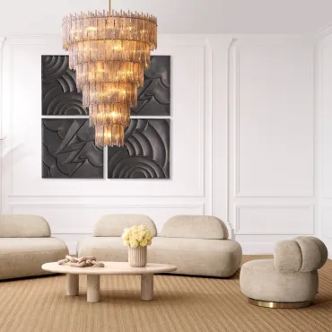 Phedra Lyssa Sand Swivel Armchair