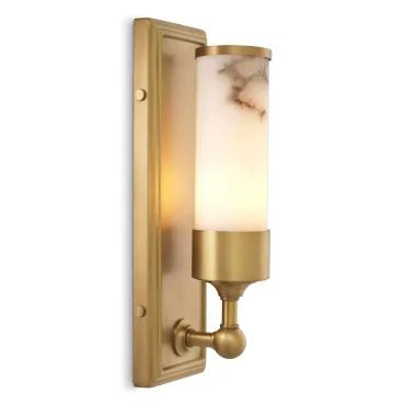 Valentine Antique Brass Wall Lamp