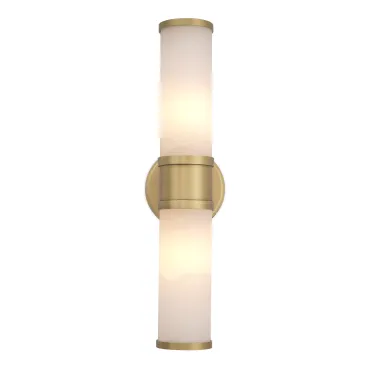 Claridges Double Alabaster Wall Lamp