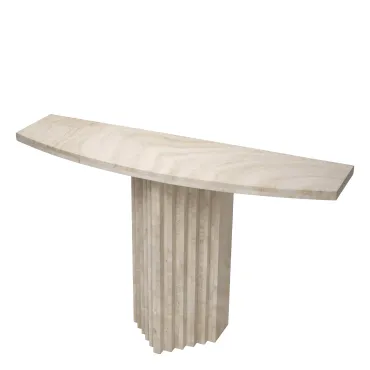 Atzaro Travertine Console