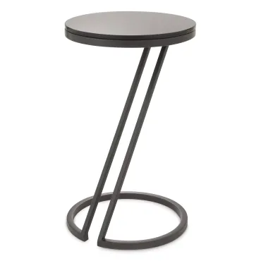 Falcone Gunmetal Side Table