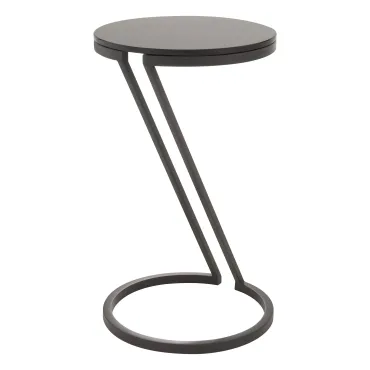 Falcone Gunmetal Side Table