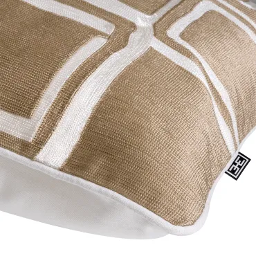 Ribeira White and Beige Cushion