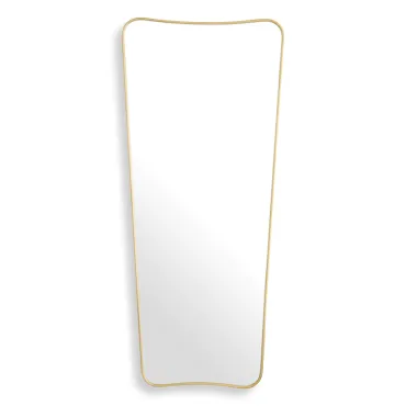 Vivienne Large Brushed Brass Mirror