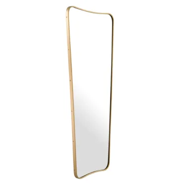 Vivienne Large Brushed Brass Mirror