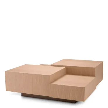 Nerone Natural Oak & Bronze Coffee Table
