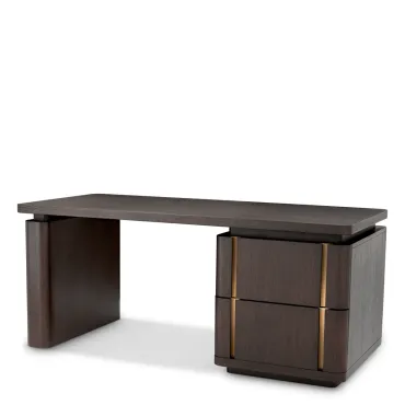 Modesto Mocha Oak Desk