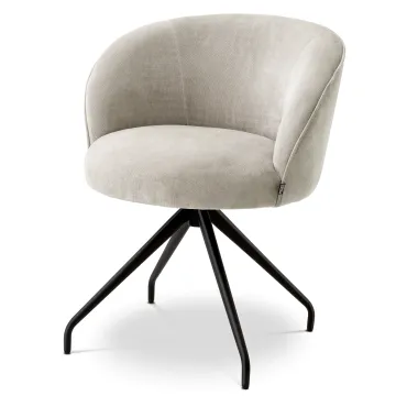 Masters Clarck Sand Swivel Dining Chair