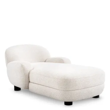 Udine Lyssa-Off White Chaise Lounge