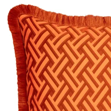 Doris Large Orange Cushion