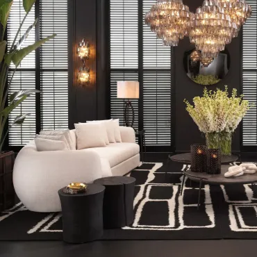 Osias Suar Wood Side Table