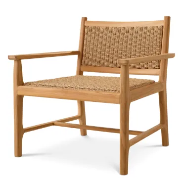 Pivetti Natural Teak Outdoor Armchair