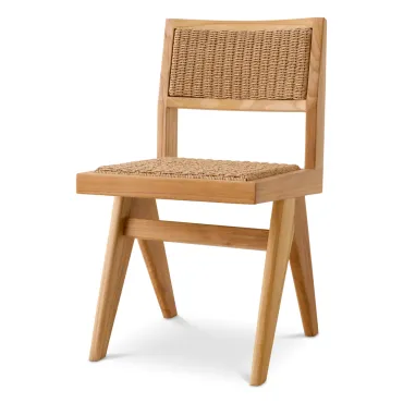 Niclas Outdoor Natural Teak Dining Chair
