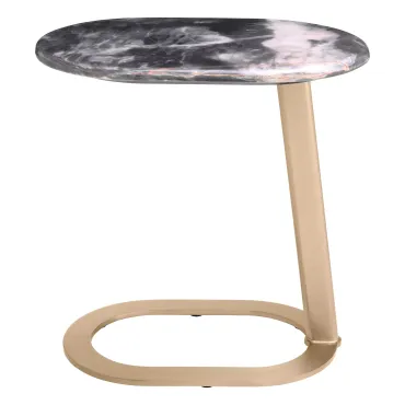Oyo Black Marble Side Table